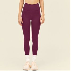 Plum Compressive High-Rise Legging